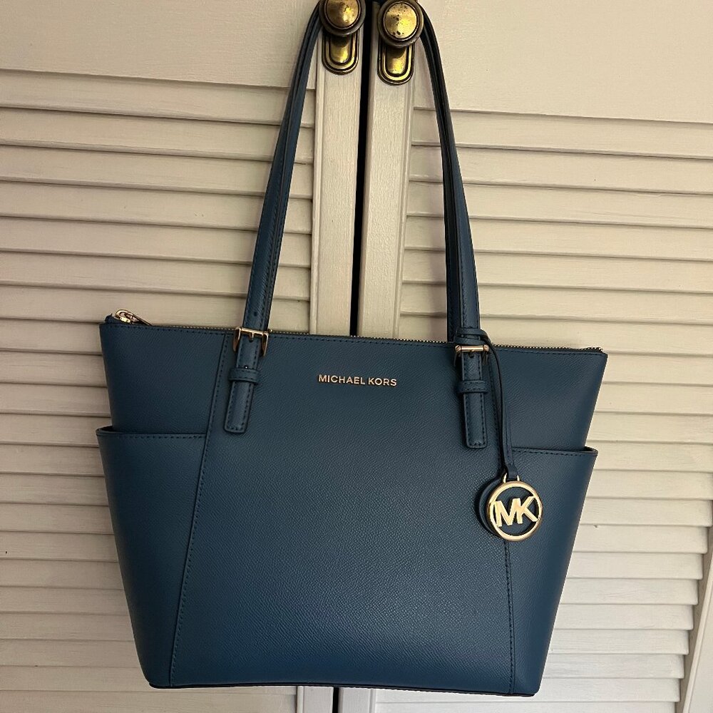 Michael Kors Medium Blue Shoulder Bag